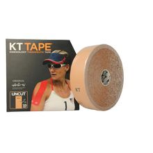 KT Tape Jumbo original roll 38 meter beige precut Foto van KT Tape Jumbo original roll 38 meter beige precut