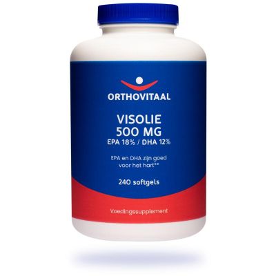 Orthovitaal Visolie 500mg EPA 18% DHA 12%