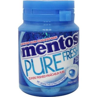 Pure fresh mint pot 30 stuks - Snoepgoed suikervrij