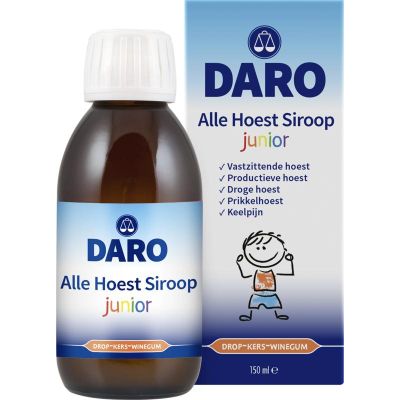 Daro Alle Hoest Siroop Junior Daro Alle Hoest Siroop Junior 150 Milliliter - Hoest