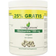 Foto van Livinggreens glucosamine vegan voord verpak