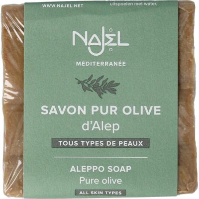 Najel Aleppo zeep olijf olie 100% Najel Aleppo zeep olijf olie 100% 200 gram - Zeep