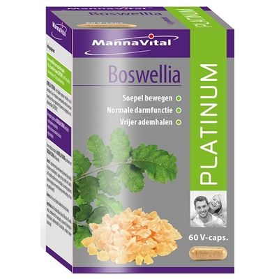 Mannavital Boswellia platinum 60 vcaps - Overige vitaminen/mineralen