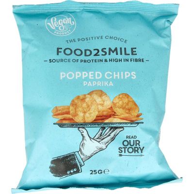 Foto van Food2Smile Popped chips paprika
