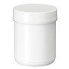 Afbeelding van Zalfpot wit PP plastobel gedopt 70 ml