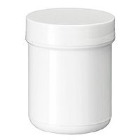 Zalfpot wit PP plastobel gedopt 70 ml