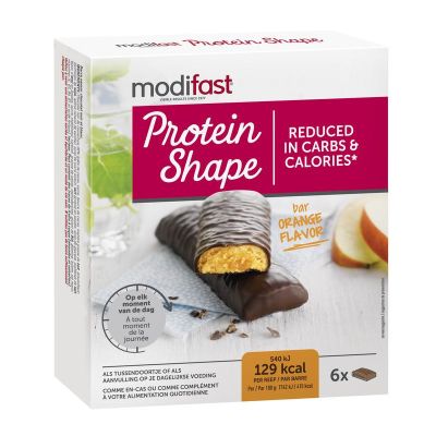 Modifast Control reep pure chocolade/sinaasappel 6x31 gram