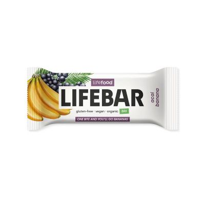 Lifefood Lifebar acai banana bio raw