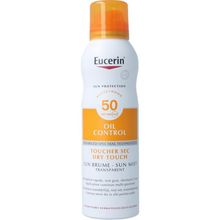 Eucerin Sun oil control sun mist SPF50 Foto van Eucerin Sun oil control sun mist SPF50
