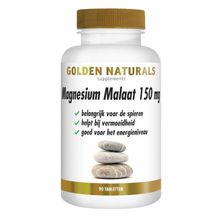 Foto van Golden Naturals Magnesium malaat vegan