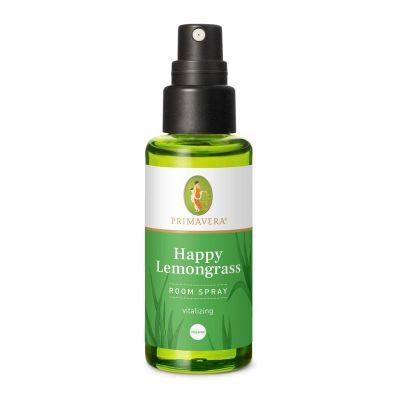 Primavera Roomspray happy lemongrass bio 50 Milliliter - Aromatherapie