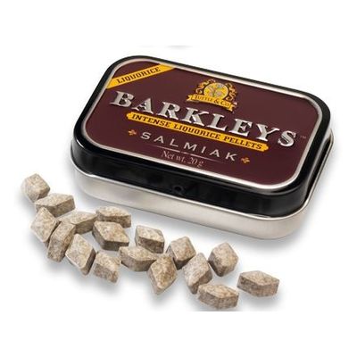 Barkleys Liquorice pellets salmiak 20 gram - Snoepgoed suikervrij
