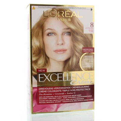 Loreal Excellence 8 lichtblond