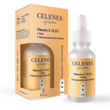 Foto van Celenes Active serum vitamin C 12,5% + oats + niacinamide