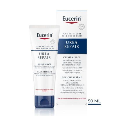Foto van Eucerin 5% Urea gezichtscreme