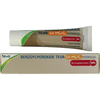 Foto van Teva Benzoylperoxide 5%