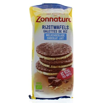 Zonnatura Rijstwafels choco melk