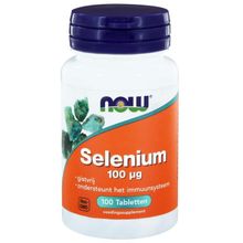 Foto van NOW Selenium 100 mcg