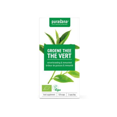 Purasana Groene thee/the vert vegan bio