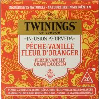 Twinings Ayurveda vanilla perzik oranjebloesem