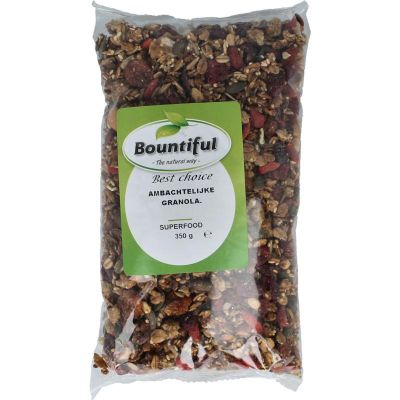 Bountiful Ambachtelijke granola superfood 350 gram - Voeding
