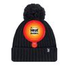 Afbeelding van Heat Holders Ladies pom pom hat arden black one size