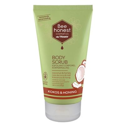 Traay Bee Honest Bodyscrub kokos & honing 150 Milliliter - Bodycreme/gel/lotion