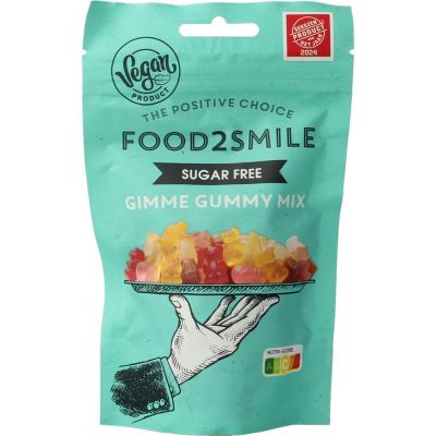 Foto van Food2Smile Gimme gummy mix suikervrij lactosevrij