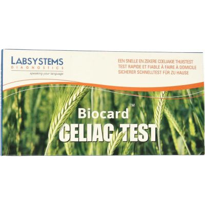 Biocard Coeliakie - gluten overgevoeligheid test 1 stuk - Allergie