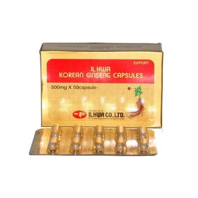 Ilhwa Korean ginseng capsule Ilhwa Korean ginseng capsule 50 capsules - Fytotherapie