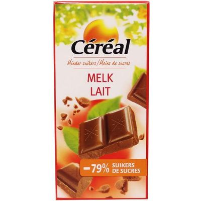 Tablet melk maltitol glutenvrij 80 gram - Snoepgoed suikervrij