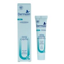 Foto van Dermolin Oogcreme hydraterend tube