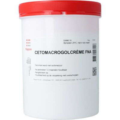 Fagron Cetomacrogol creme FNA 1000 gram - Overig lichaam