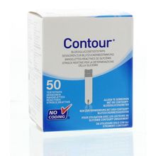 Foto van Bayer Contour teststrip