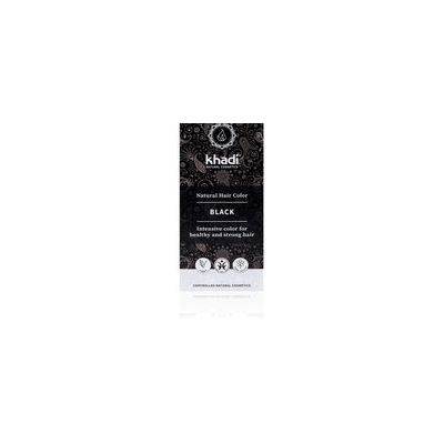 Khadi Haarkleur black 100 gram - Haarkleuring
