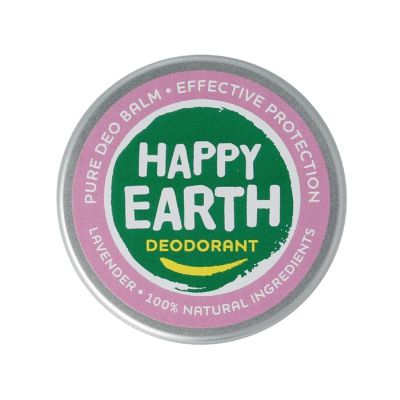 Happy Earth Pure deodorant balm lavender 45 gram - Deodorant