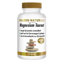 Foto van Golden Naturals Magnesium tauraat