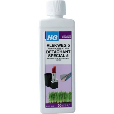 HG Vlekweg nr. 5 make-up/gras/etc HG Vlekweg nr. 5 make-up/gras/etc 50 Milliliter - Reinigingsmiddel