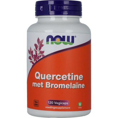 Foto van NOW Quercetine met bromelaine