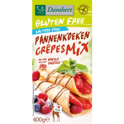 Damhert Pannenkoeken en wafelmix glutenvrij