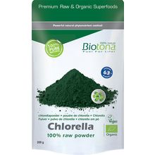 Foto van Biotona Chlorella & spirulina raw powder bio