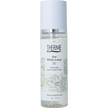 Therme Zen white lotus perfume hair & body mist Foto van Therme Zen white lotus perfume hair & body mist