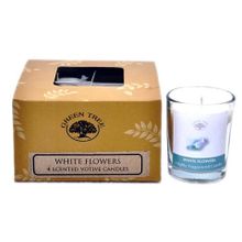 Foto van Geurkaars white flower votives