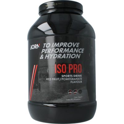Born Iso pro red fruit/pomegranate Born Iso pro red fruit/pomegranate 2 kilogram - Sportvoeding