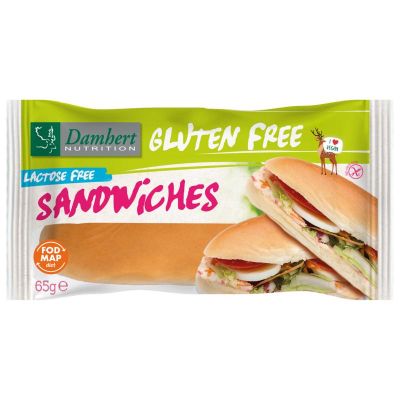 Damhert Sandwiches glutenvrij 65 gram - Brood en bakmixen