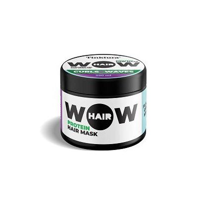Tinktura Wow curls & waves hair mask keratin & flaxseed gel