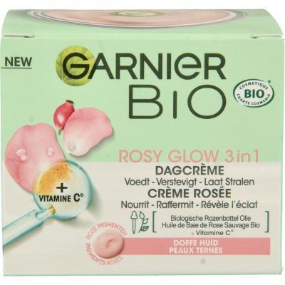 Garnier Bio rosy glow dagcreme 3-in-1