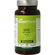 Foto van Sanopharm IJzer 10mg wholefood
