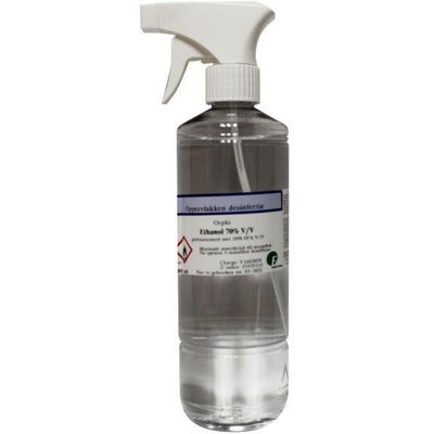 Orphi Alcohol ethanol 70% spray 10% isopropanol 500 ml - Overig lichaam