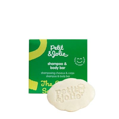 Petit & Jolie Shampoo & body bar voor baby's en kinderen Petit & Jolie Shampoo & body bar voor baby's en kinderen 65 gram - Babyverzorging
